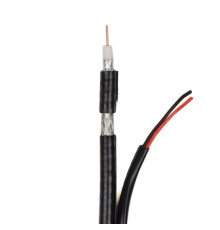 Кабель коаксиальный ATIS RG690-Cu+2*0.75 PE бухта 305м