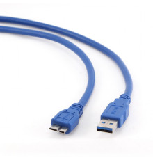 Кабель Gembird USB - micro USB Type-B V 3.0 (M/M), 5pin, 0.5 м, синій (CCP-mUSB3-AMBM-0.5M)