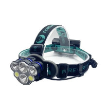 Налобный фонарик Forever Light Ultra T6 2x 10W + XP-E 2x 3W 500lm 2x 18650 1200mAh (5900495921079)