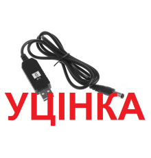 USB адаптер XoKo DC-5-12 USB - DC (M/M), 5В - 12В, Black (XK-DC512)