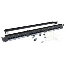 Патч-панель EServer (WT-2089C-C6) 19" 24xRJ-45, кат.6, 1U