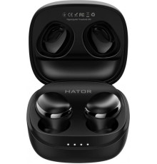 Bluetooth-гарнiтура Hator Hyреrpunk Truedots HD Black (HTA-411)