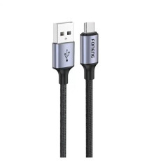 Кабель Foneng X95 Metal Head Braided Cable USB - USB-C (M/M) 3A 1.2 м Black (X95-CA-TC)