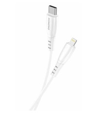 Кабель Foneng X75 USB-C - Lightning (M/M), 1 м, White (X75-CA-TCIP)