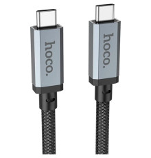 Кабель Hoco US05 USB Type-C - USB Type-C (M/M) (40Gbps), USB4, 100W, 2 м, Black (US052B)