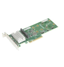 Контроллер RAID Supermicro NVME AOC CARD AOC-SLG3-2H8M2-O
