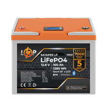 Акумуляторна батарея LogicPower 12V 100 AH (1280Wh) LCD Smart BT (BMS 100A/50А) LiFePO4