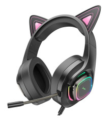 Гарнітура Hoco W107 Cute Cat Phantom (W107P)