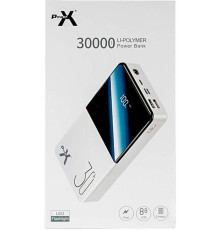 Универсальная мобильная батарея PowerX Q500 30000mAh LCD Screen White (1283126562334)