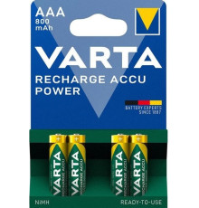 Аккумулятор Varta Recharge Accu AAA/HR03 Ni-MH 800 mAh BL 4шт