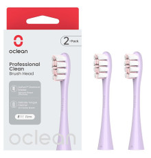 Насадка для зубної електрощітки Oclean P1C13 P02 Professional Clean Brush Head Purple (2 шт) (6970810554151)