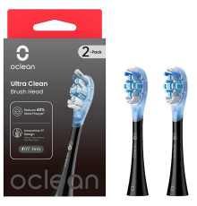 Насадка для зубної електрощітки Oclean UC02 B02 Ultra Clean Brush Head Black (2 шт) (6970810553543)