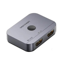 Світч 2-Port Bi-Directional 8K HDMI Gray Aluminium Alloy Type (AKPH0)