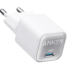 Мережевий зарядний пристрій Anker PowerPort 511 Nano III White, 30 W USB Type-C (A2147G21)