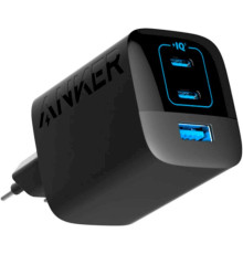 Мережевий зарядний пристрій Anker PowerPort 336 Black, 67 W, 2xUSB Type-C, USB (A2674G11)