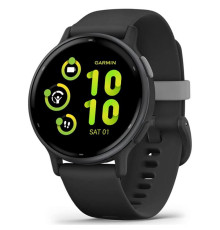 Смарт-часы Garmin Vivoactive 5 Slate Aluminum Bezel with Black Case and Silicone Band (010-02862-5A)