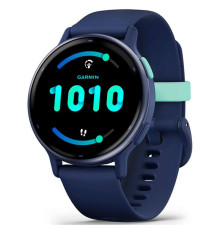 Смарт-годинник Garmin Vivoactive 5 Metallic Navy Aluminum Bezel with Navy Case and Silicone Band (010-02862-52)