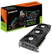 Відеокарта GF RTX 4060 8GB GDDR6 Gaming Gigabyte (GV-N4060GAMING-8GD)