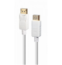 Кабель Cablexpert DisplayPort - DisplayPort V 1.2 (M/M), 1.8 м, білий (CC-DP2-6-W)