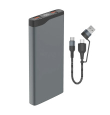 Універсальна мобільна батарея 4smarts VoltHub Pro 10000mAh 22.5W with Quick Charge, PD gunmetal *Select Edition*