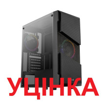 Корпус AeroCool Menace Saturn FRGB-G-BK-v1 (ACCX-PV20000.11) Black + БЖ VX Plus 600 600W