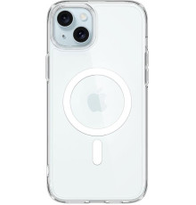 Чeхол-накладка Spigen Ultra Hybrid MagFit для Apple iPhone 15 White (ACS06802)