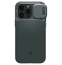 Чохол-накладка Spigen Optik Armor MagFit для Apple iPhone 15 Pro Abyss Green (ACS06739)
