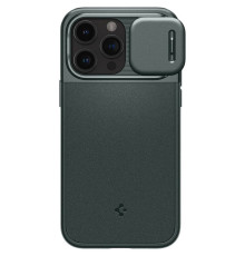 Чохол-накладка Spigen Optik Armor MagFit для Apple iPhone 15 Pro Max Abyss Green (ACS06600)