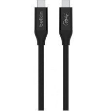 Кабель Belkin USB Type-C-USB Type-C (M/M), 40Gbps, 100W, 0.8 м, Black (INZ001BT0.8MBK)