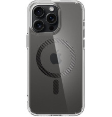 Чeхол-накладка Spigen Ultra Hybrid MagFit для Apple iPhone 15 Pro Max Carbon Fiber (ACS06578)