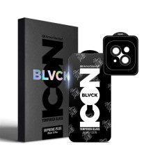 Захисне скло Armorstandart Supreme Plus Black Icon для Apple iPhone 15 Plus Black, 0.33mm (ARM71138)