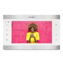 IP видеодомофон Slinex SL-10N Cloud (silver + white)