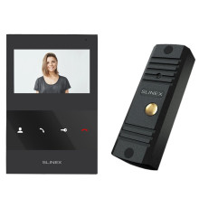 Комплект відеодомофону Slinex ML-16HD(Black)+SQ-04M(Black)