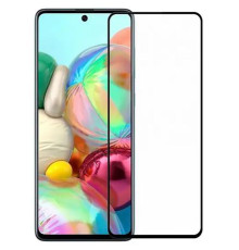 Захисне скло для Samsung Galaxy A71 SM-A715/A72 SM-A725/Note 10 Lite SM-N770 Black, 0.3мм, 4D ARC, Люкс (Z14829) без упаковки