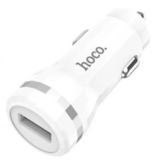 Автомобільний зарядний пристрій Hoco Z27A Staunch (1USB 3A 18W) QC3.0 White (S15250)
