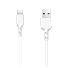 Кабель Hoco X13 Easy Charged USB - USB Type-C (M/M), 1 м, White (D23104)