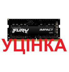 Модуль пам`яті SO-DIMM 8GB/3200 DDR4 Kingston Fury Impact (KF432S20IB/8)