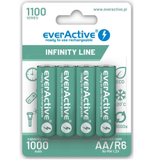 Аккумулятор everActive AA/HR06 Ni-MH 1100mAh BL 4шт