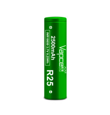 Аккумулятор Vapcell R25 18650 Li-Ion 2500mAh 1шт