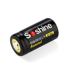 Аккумулятор Soshine Protected CR123A/16340 3.7V 700mAh 1шт
