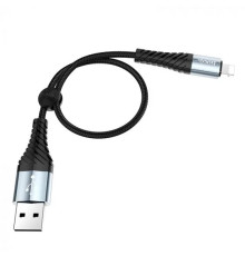 Кабель Hoco X38 USB - Lightning (M/M), 0.25м, Black (X38LB0.25)