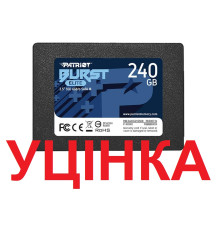 Накопичувач SSD 240GB Patriot Burst Elite 2.5" SATAIII TLC (PBE240GS25SSDR)