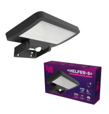 Прожектор светодиодный ELM Helfer 5W IP54 на солнечной батарее с датчиком движения (26-0127)