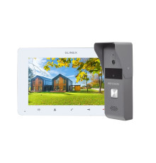 Комплект видеодомофона Slinex SM-07 white + Hikvision DS-KB2421-IM4