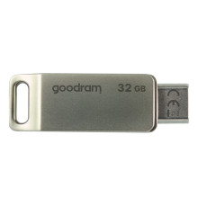 Флеш-накопичувач USB3.2 32GB OTG Type-C Goodram ODA3 Silver (ODA3-0320S0R11)