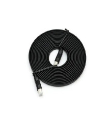 Кабель Gresso FL-001C HDMI - HDMI (M/M), без ферритов, плоский, 3м, черный (2000700002142)
