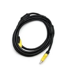 Кабель Gresso H3009 HDMI - HDMI (M/M), 2 фериту, обплетення, 3м, круглий (2000700002197)