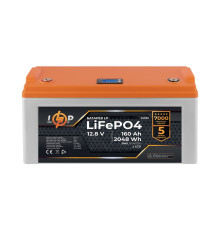 Акумуляторна батарея LogicPower 12V 160 AH (2048Wh) LCD (BMS 150A/75A) LiFePO4