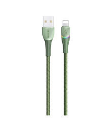 Кабель Usams US-SJ541 USB - Lightning (M/M), 1.2 м, Green (SJ541USB03)