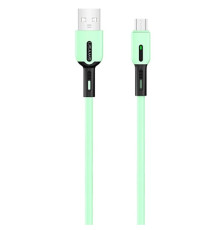 Кабель Usams US-SJ432 USB - Micro USB (M/M), 1 м, Mint (SJ432USB03)